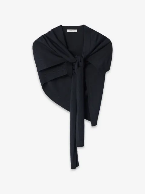 LEMAIRE Trompe L'oeil scarf in merino blend