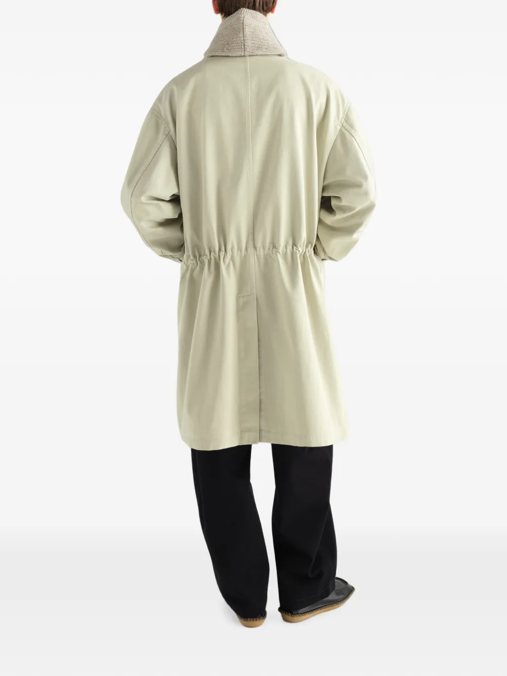 LEMAIRE Katoenen-satijnen parka Beige