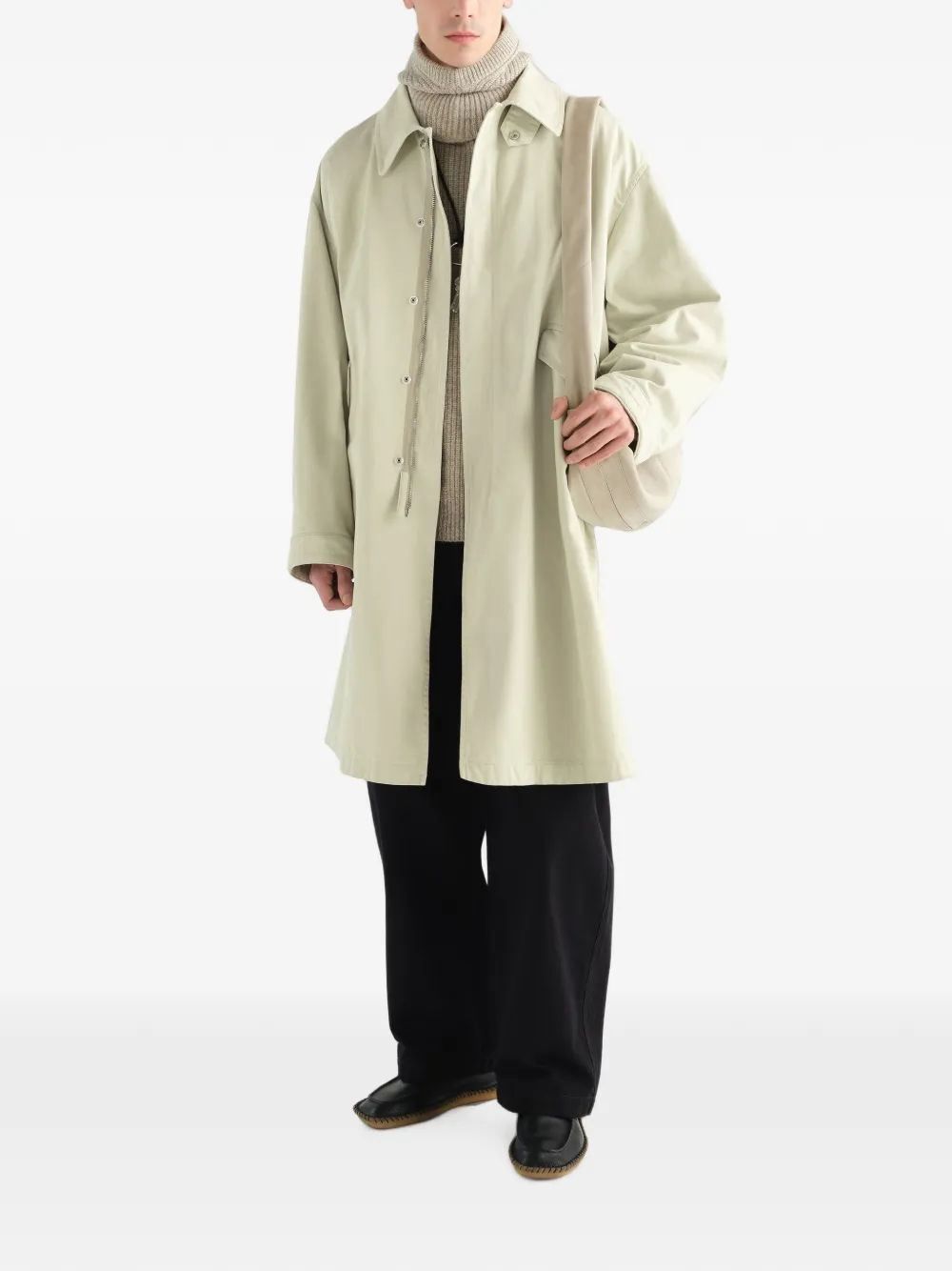 LEMAIRE Katoenen-satijnen parka Beige