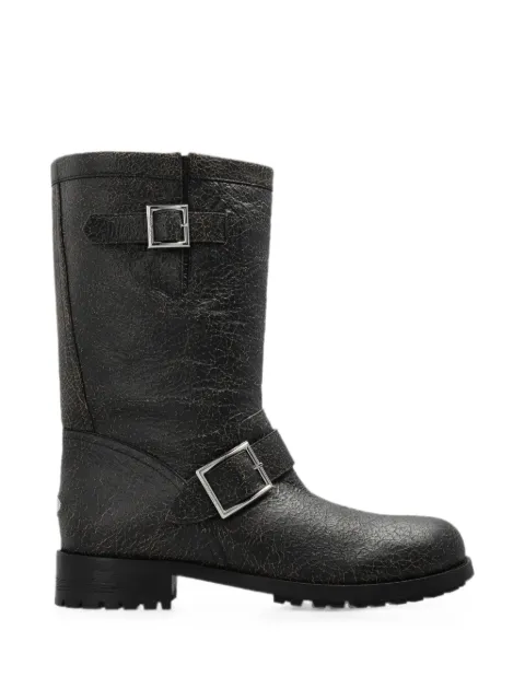 Jimmy Choo Biker Mid buckle-strap boots