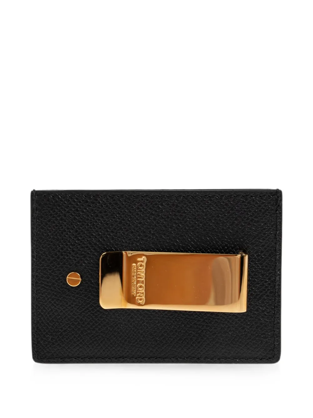 TOM FORD Leren pasjeshouder Zwart