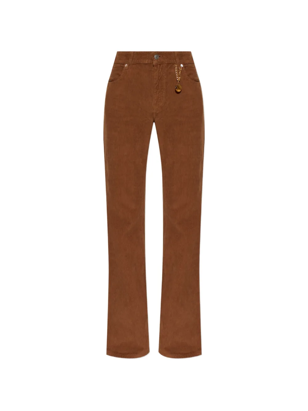 Stella McCartney Jeans dritti a coste - Marrone