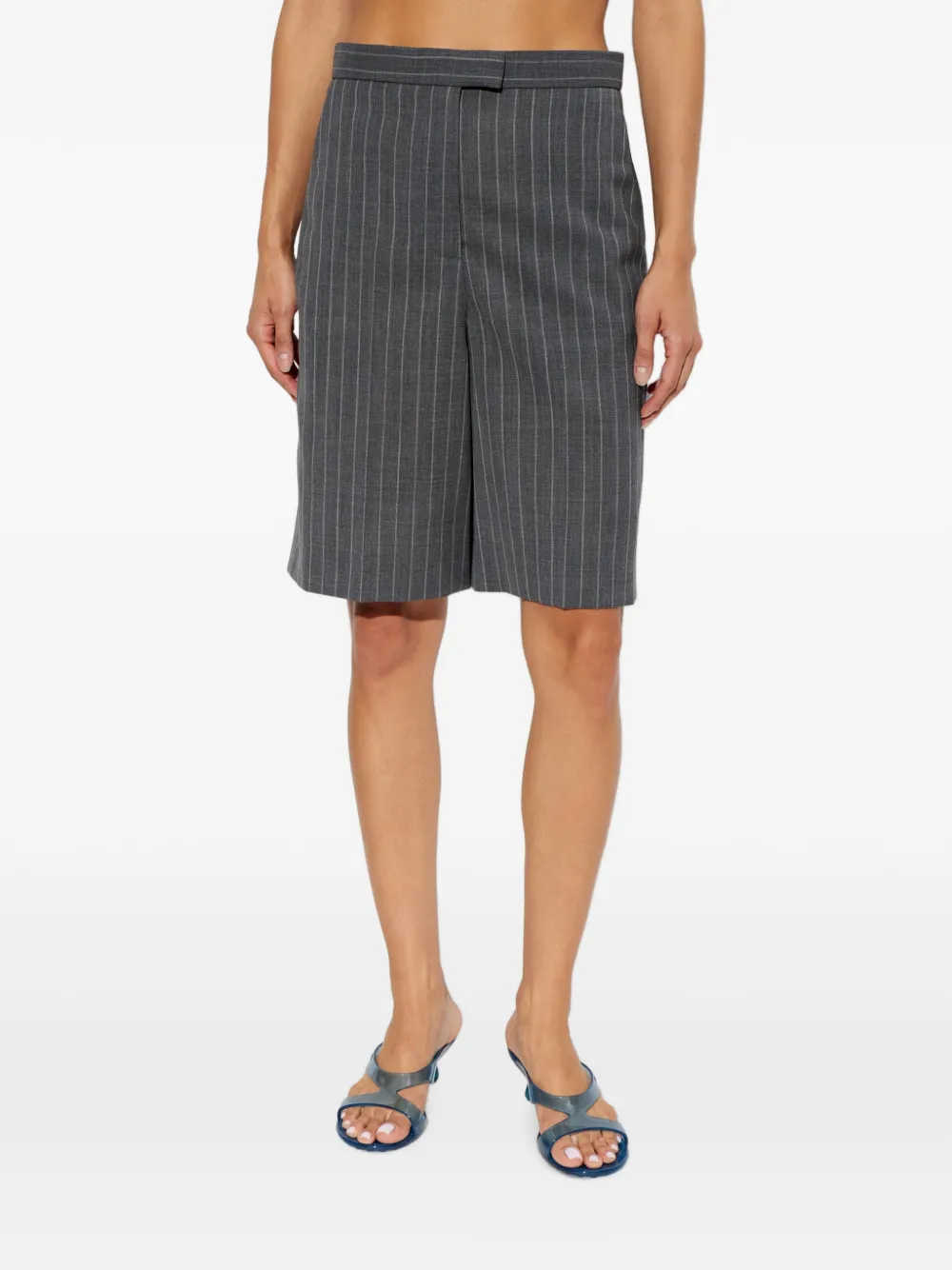 Valentino Garavani Shorts met krijtstreep Grijs