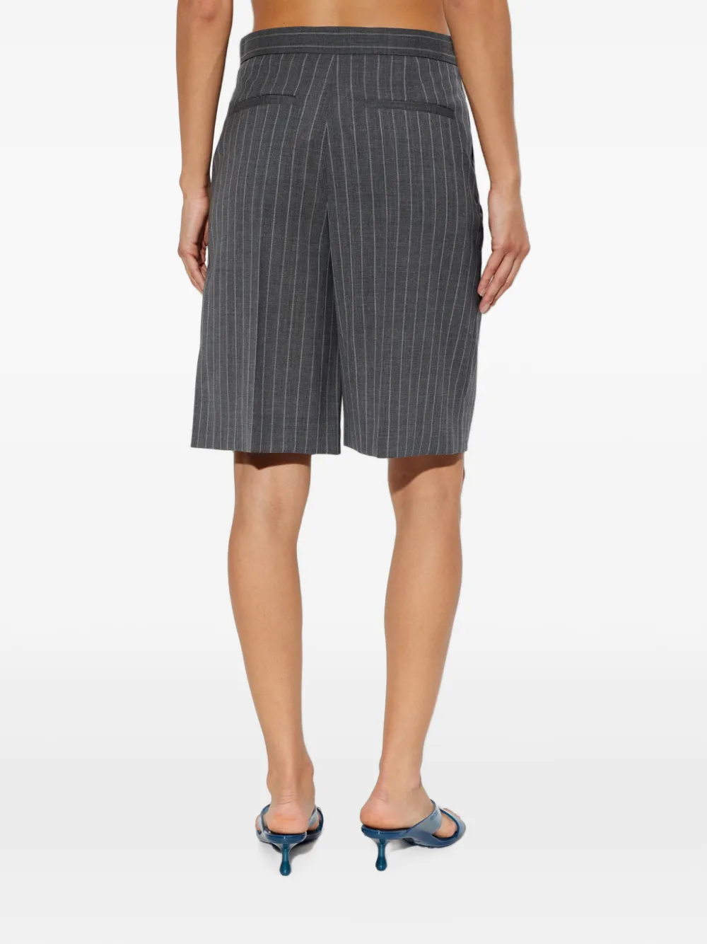 Valentino Garavani Shorts met krijtstreep Grijs