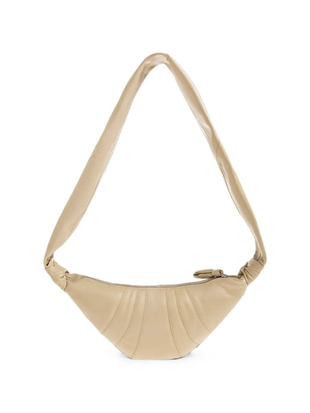 LEMAIRE Kleine Croissant leren tas Beige