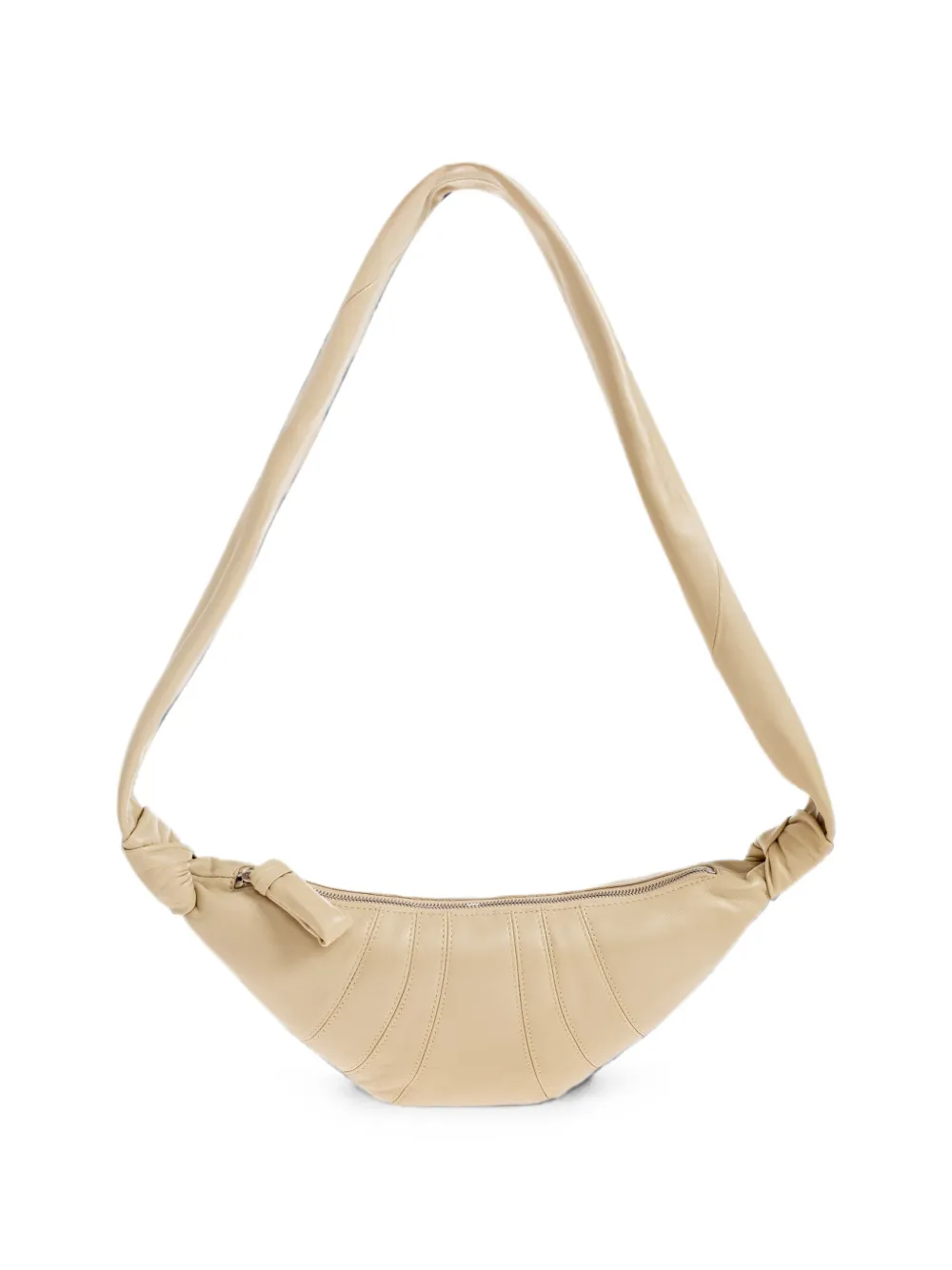 LEMAIRE Kleine Croissant leren tas Beige
