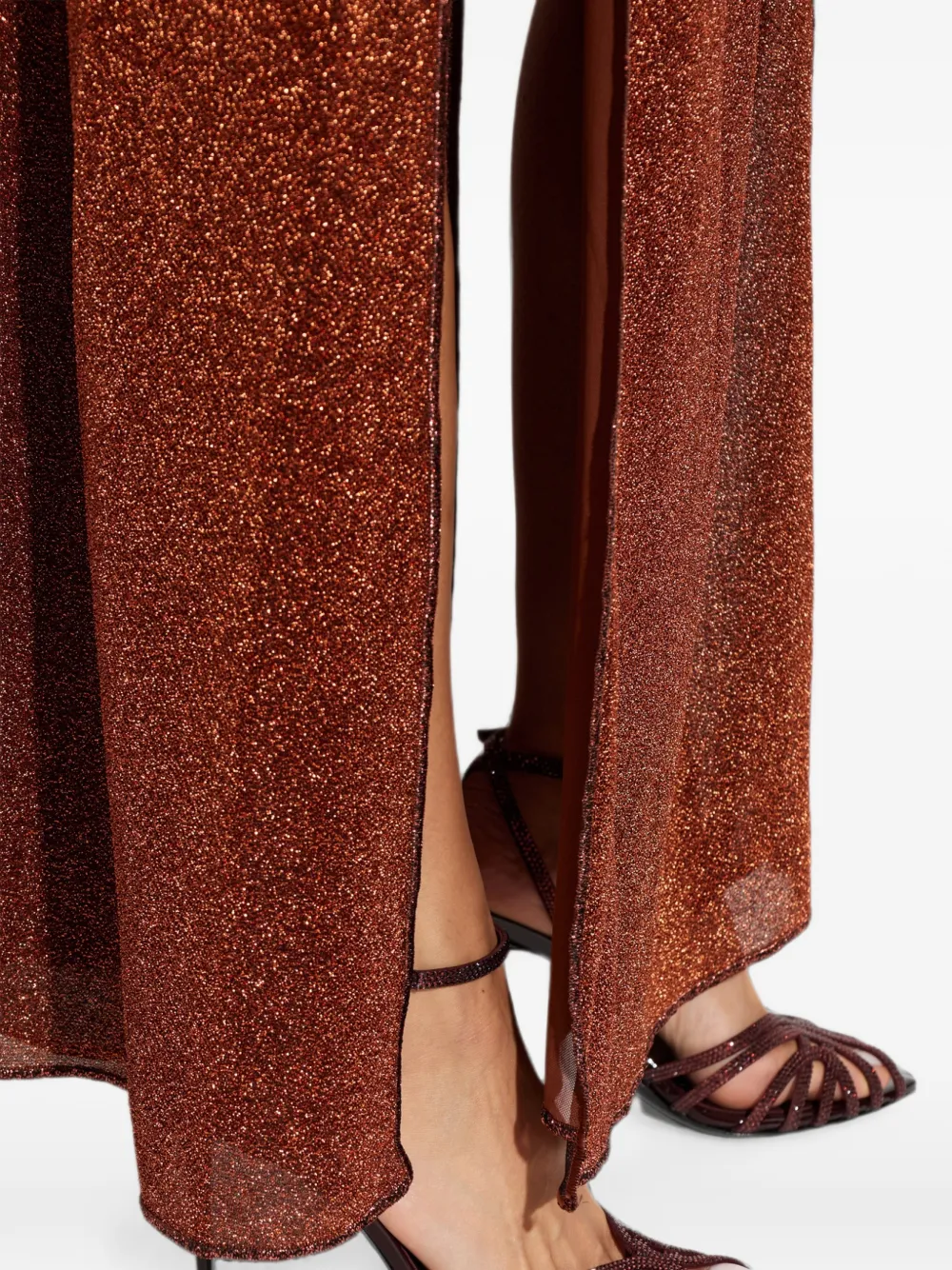 Le Silla Embrace crystal-embellished sandals Rood