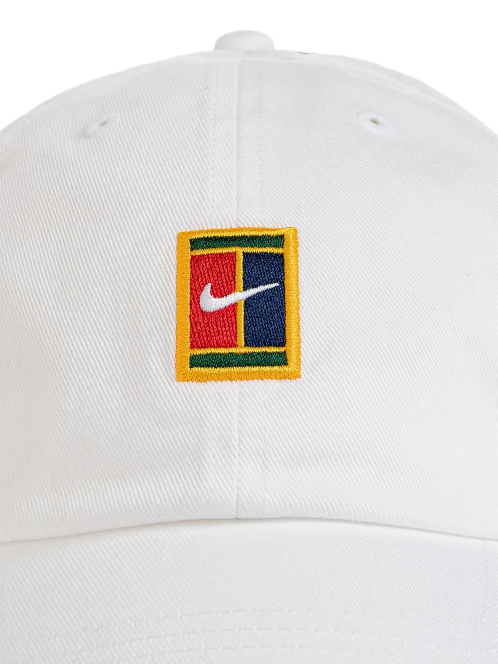 Nike logo-patch baseball cap Wit