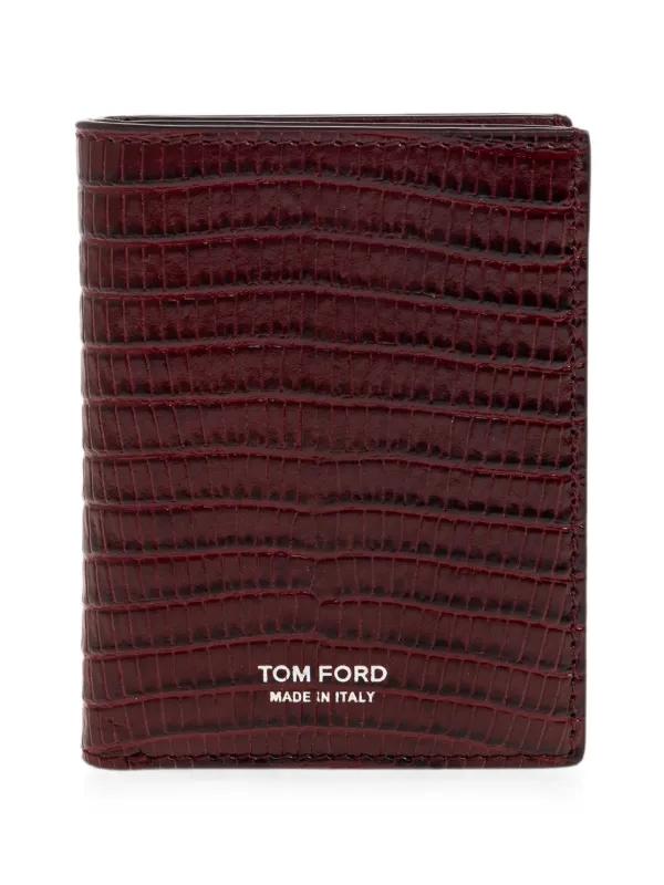 TOM FORD 赤 レザー ケース TOM FORD リザードパターン クラッチバッグ | レッド | FARFETCH JP