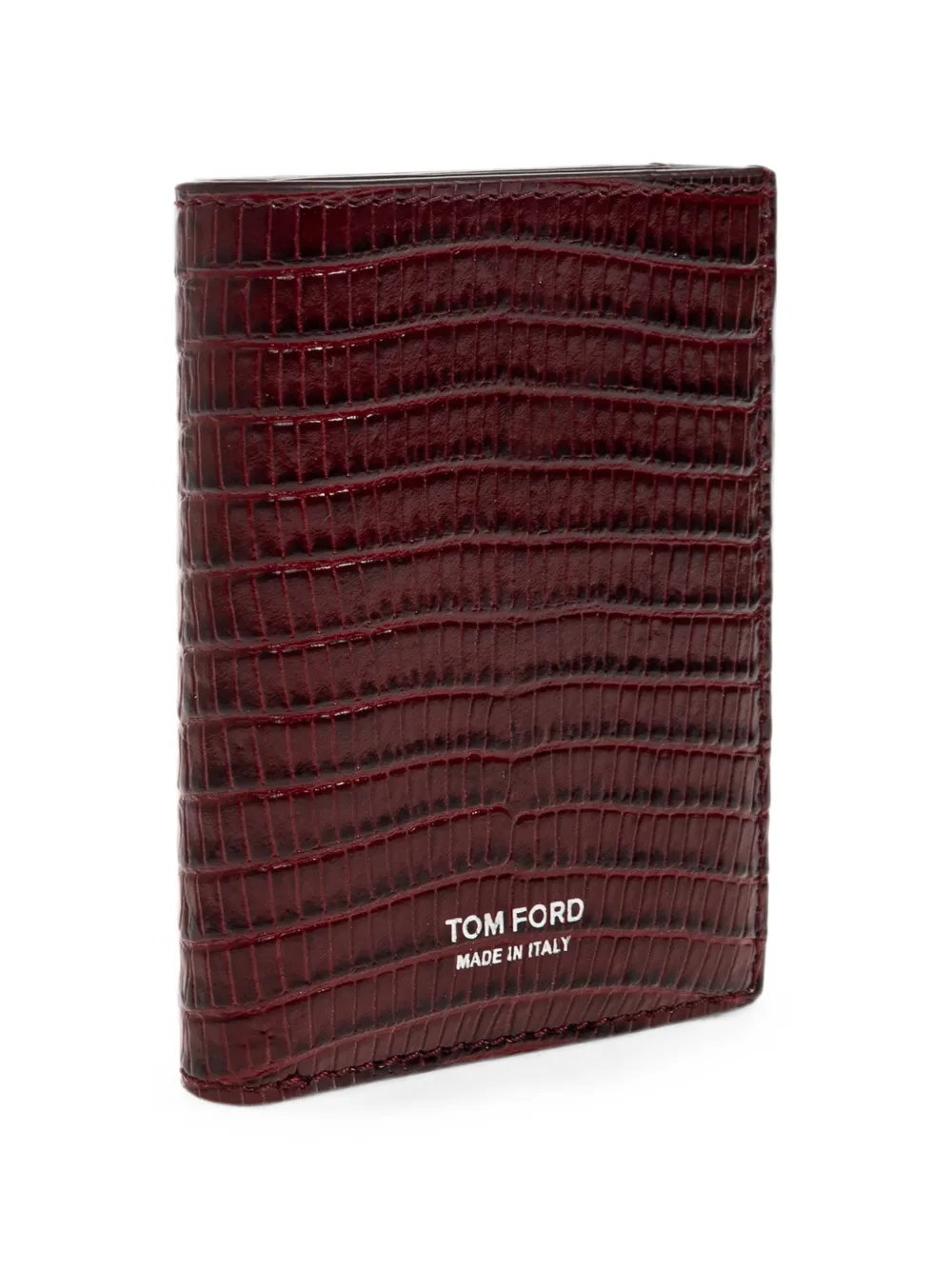 TOM FORD Clutch met hagedissen-effect Rood