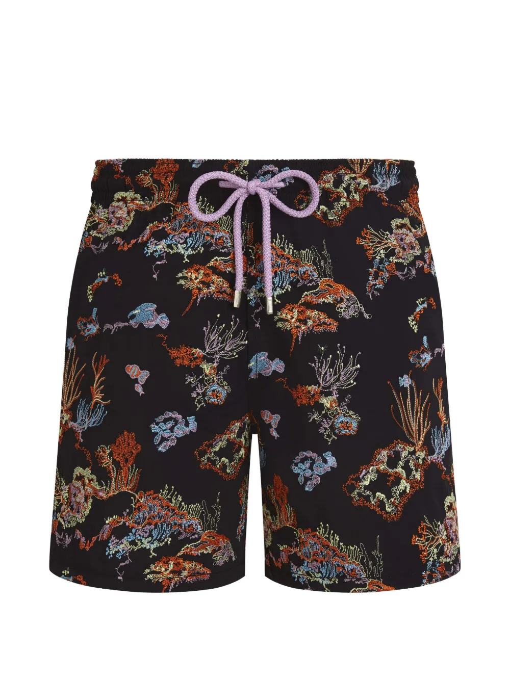 Vilebrequin embroidered swim shorts - Black