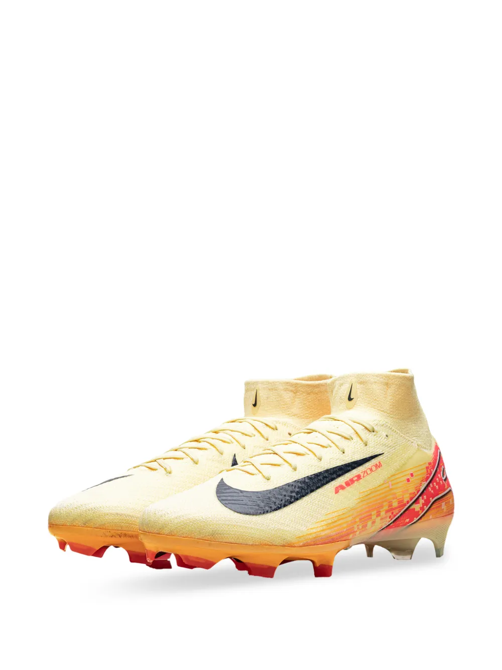 Nike x Kylian Mbappé Zoom Mercurial Superfly 10 Elite FG performance sneakers Geel