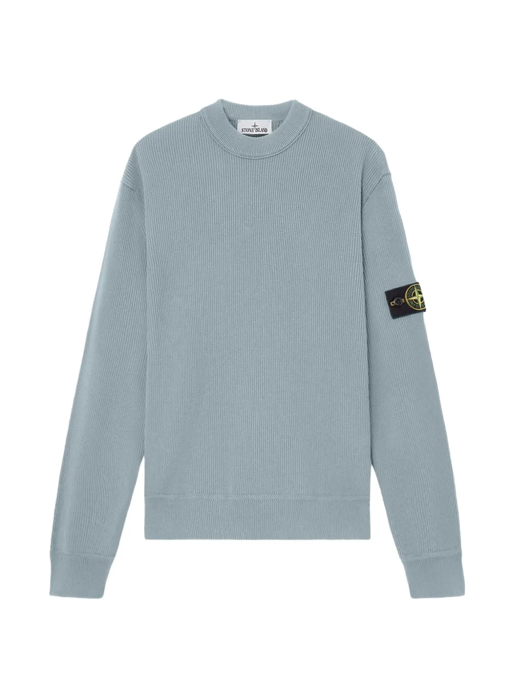 Stone Island Maglione in cotone a coste - Blu
