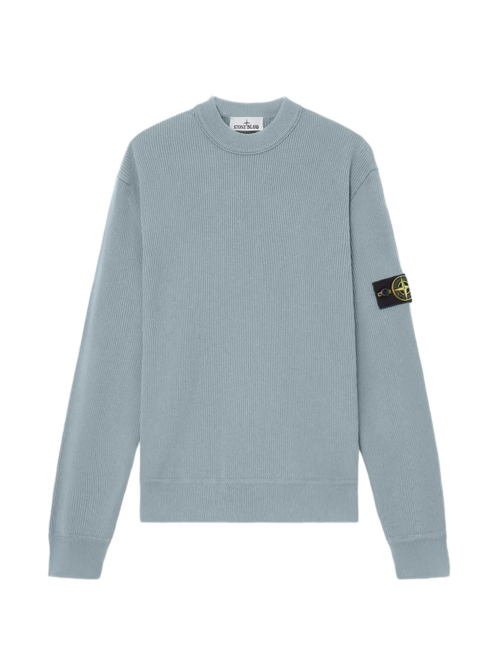 Stone Island Maglione in cotone a coste - Blu