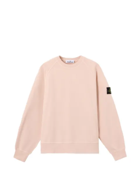 Stone Island 6100008 organic cotton fleece sweatshirt