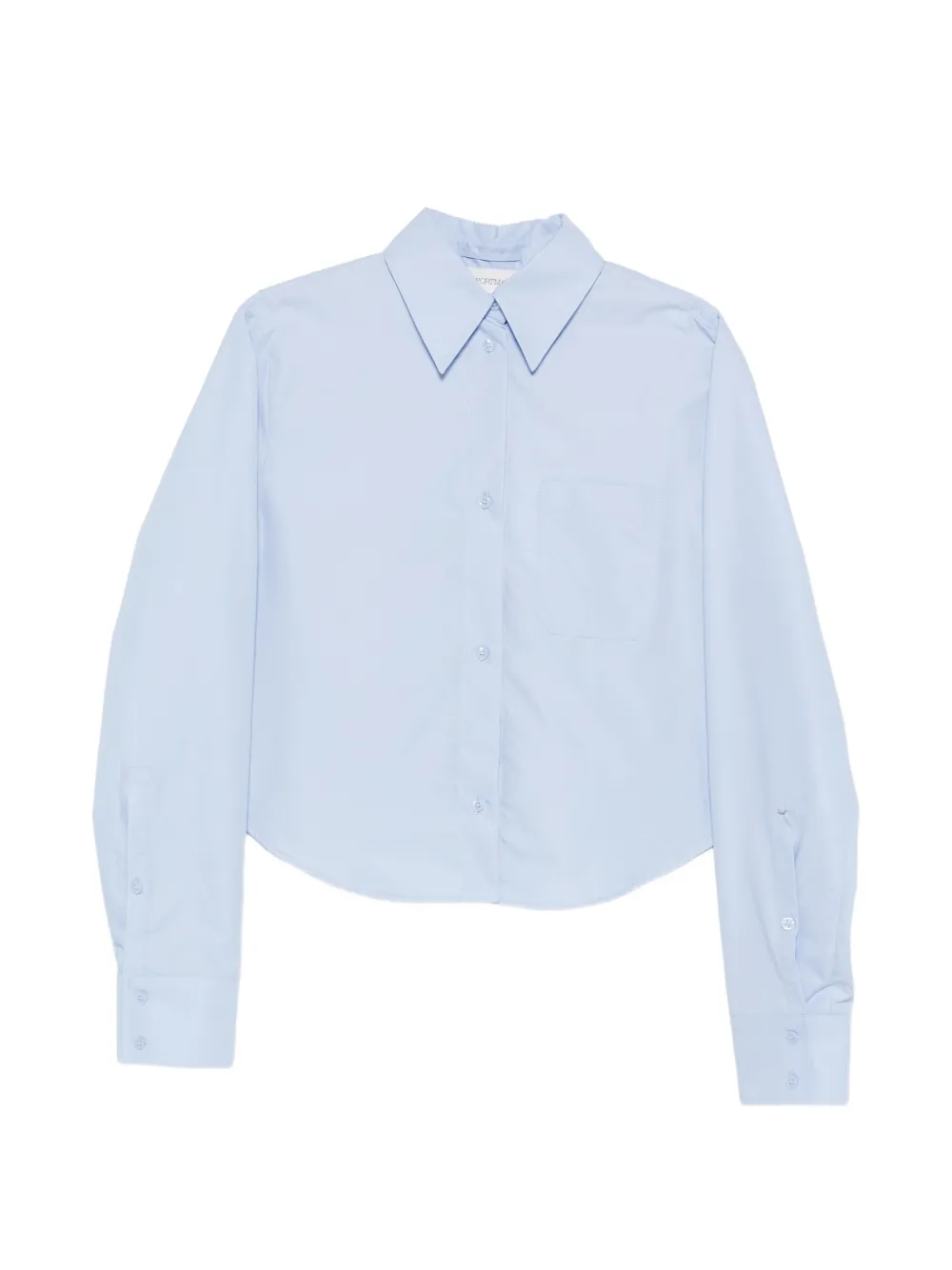 Sportmax pleated-back shirt - Blau
