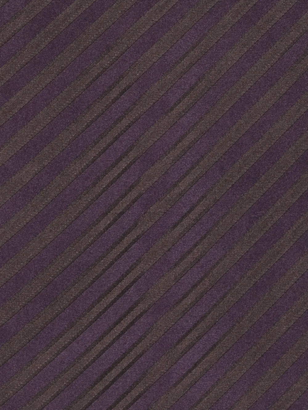 Brunello Cucinelli Regimental stripe silk pocket square Paars