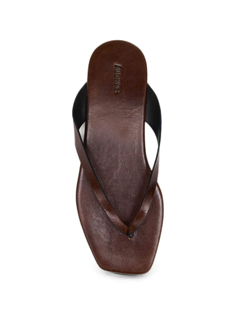 ALOHAS Ola Rift leren sandalen Bruin