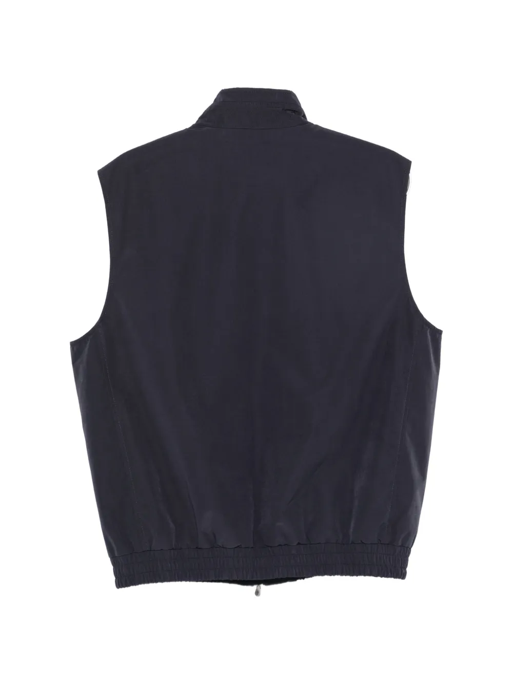 Brunello Cucinelli zip-up gilet Blauw