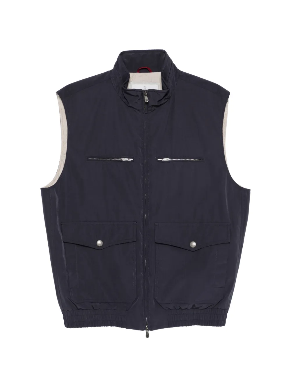 Brunello Cucinelli zip-up gilet - Blue