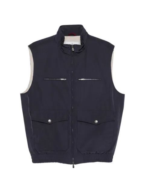 Brunello Cucinelli zip-up gilet