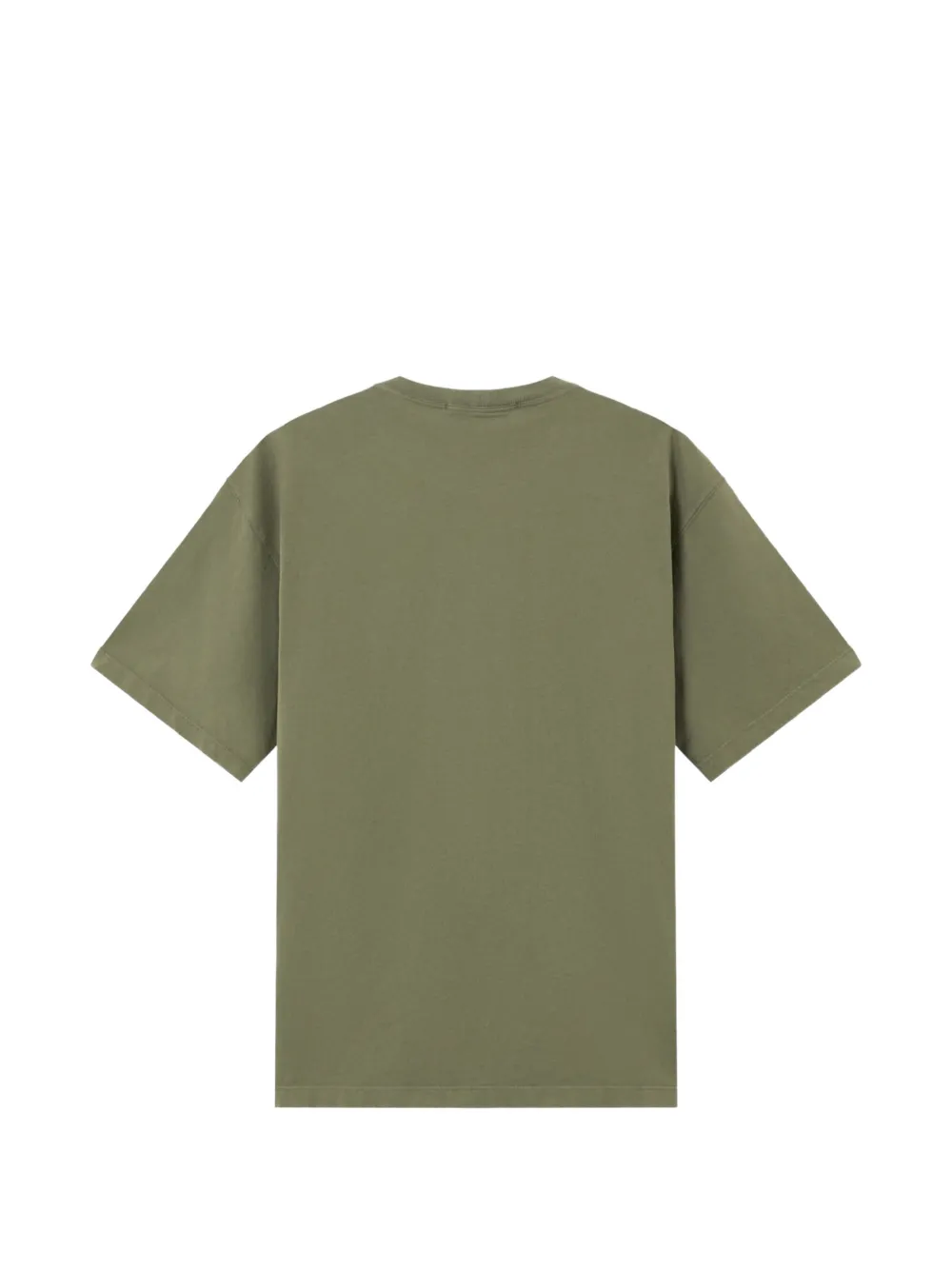 Stone Island 2100030 gekamd biologisch katoenen jersey T-shirt Groen