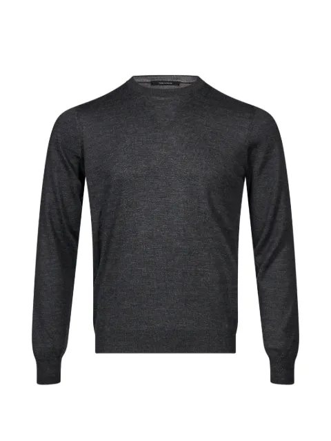 Tagliatore crew-neck fine-knit sweater