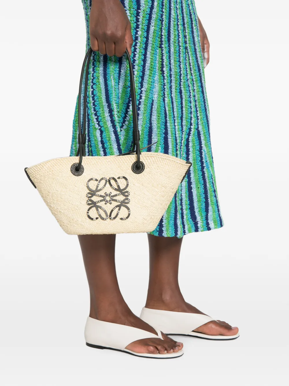 LOEWE Kleine Anagram shopper Beige