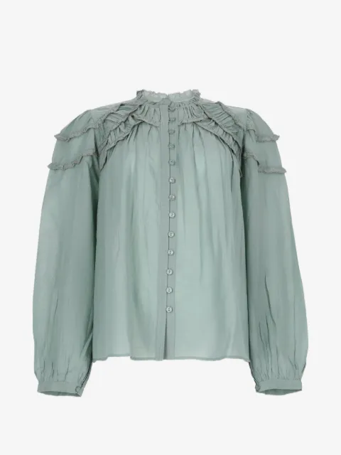 MARANT ÉTOILE blusa manga larga con volantes