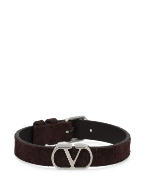 Valentino Garavani VLogo Signature suede bracelet