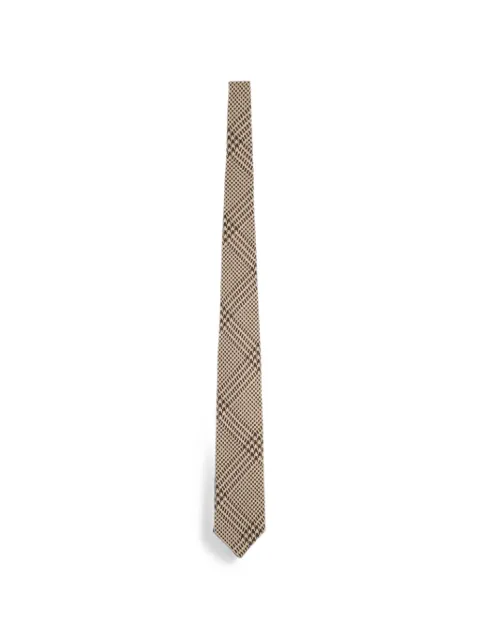 TOM FORD Prince of Wales check-pattern tie