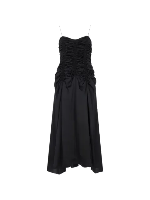 KHAITE Gerafftes Raina Maxikleid aus Seide