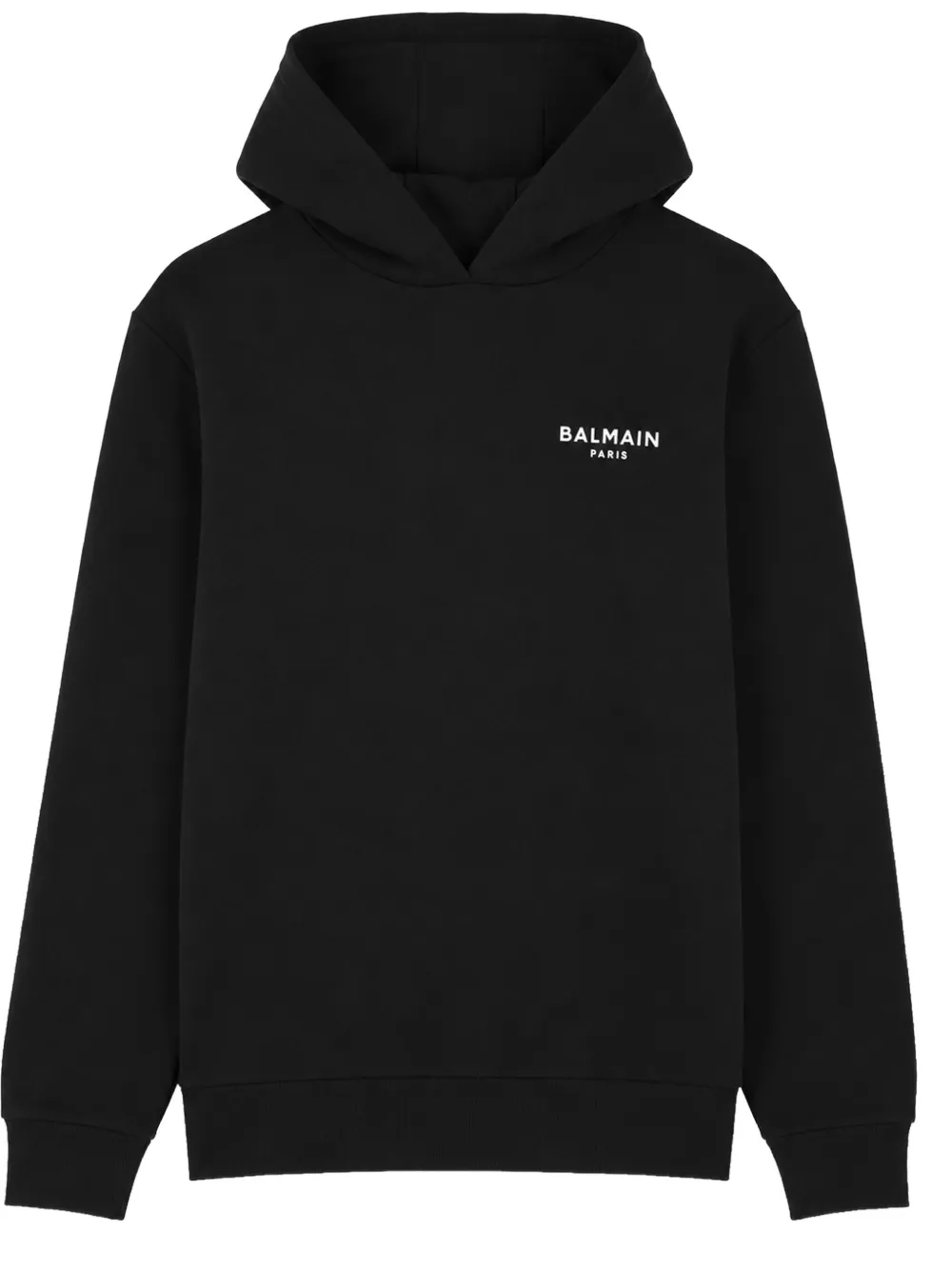 Balmain Kids Hoodie met logoprint Zwart