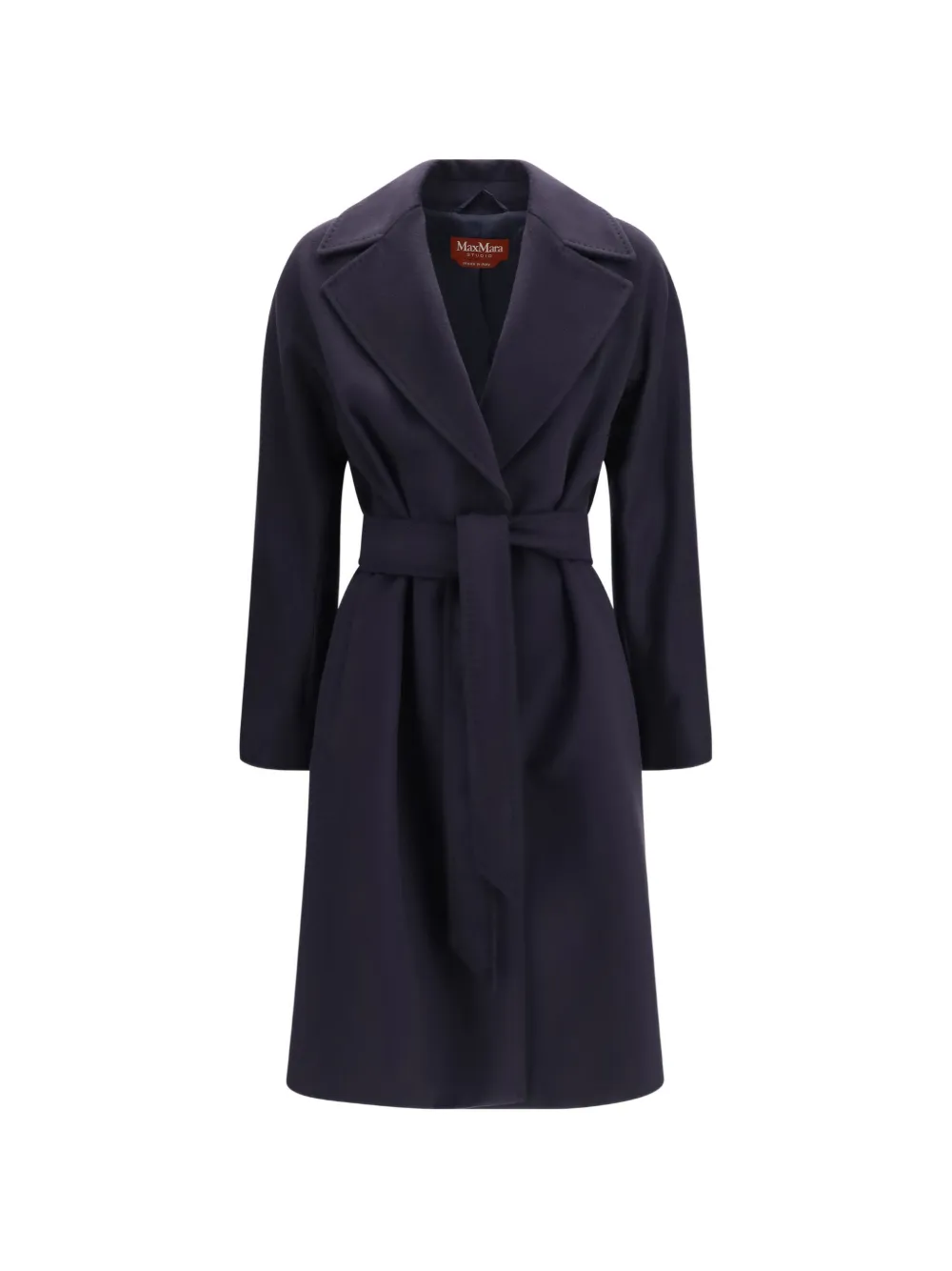 Max Mara Dravenna Mantel mit fallendem Revers - Blau