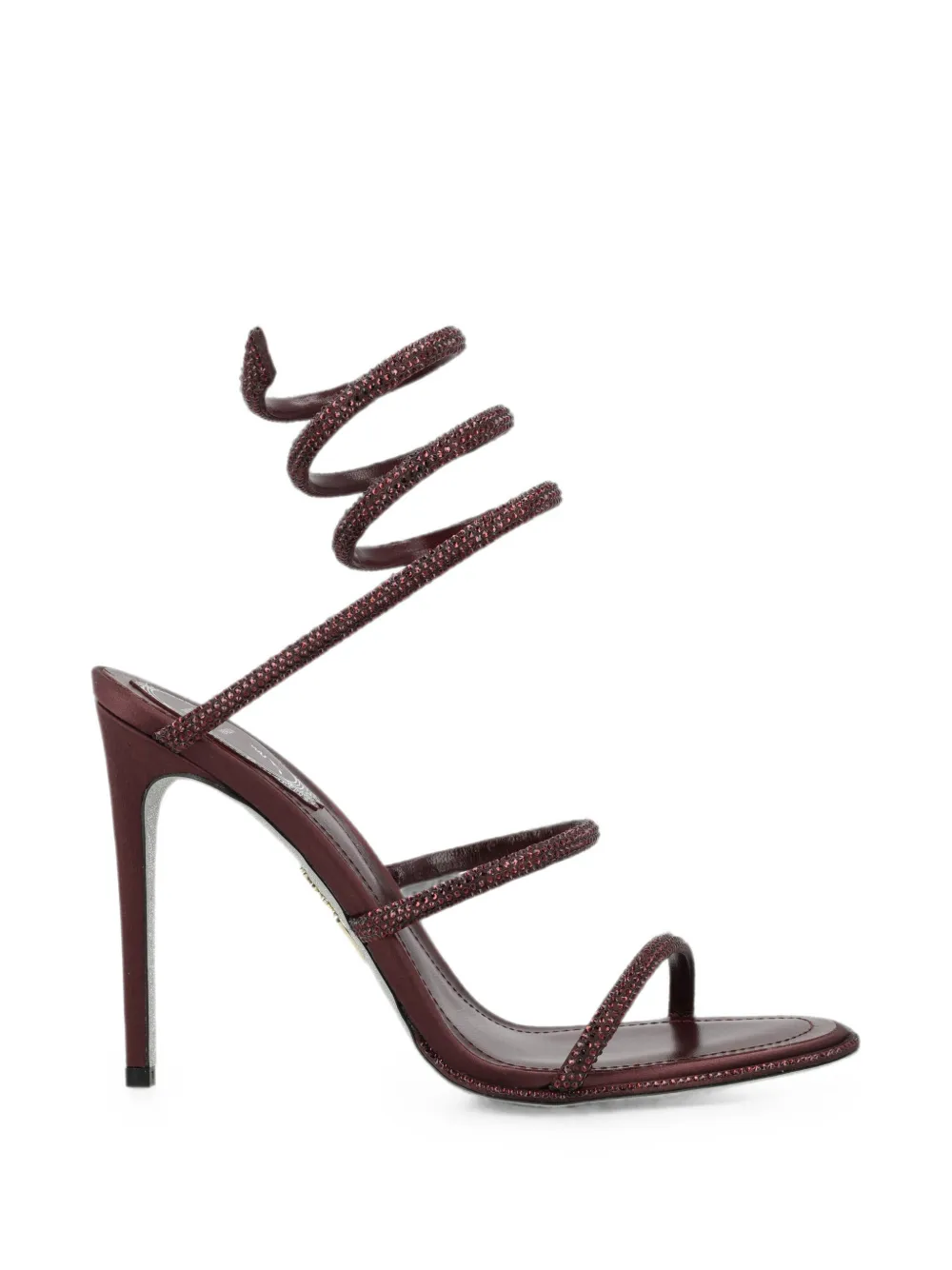 René Caovilla Cleo crystal-embellished sandals Bruin