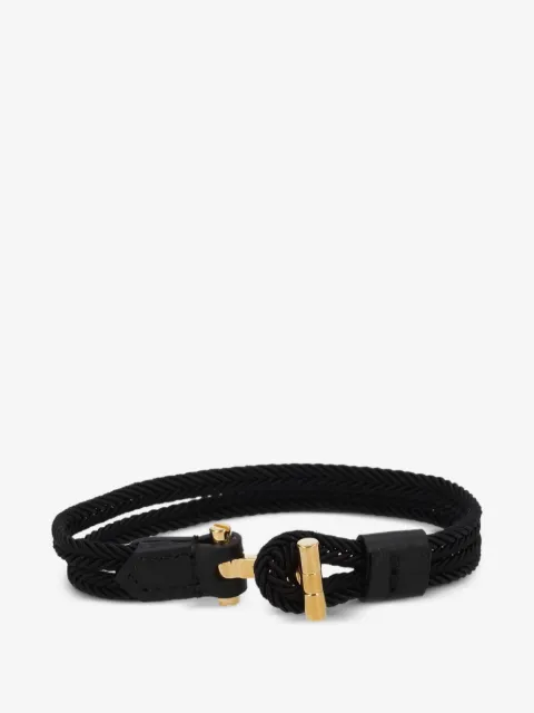 TOM FORD T-bar braided bracelet