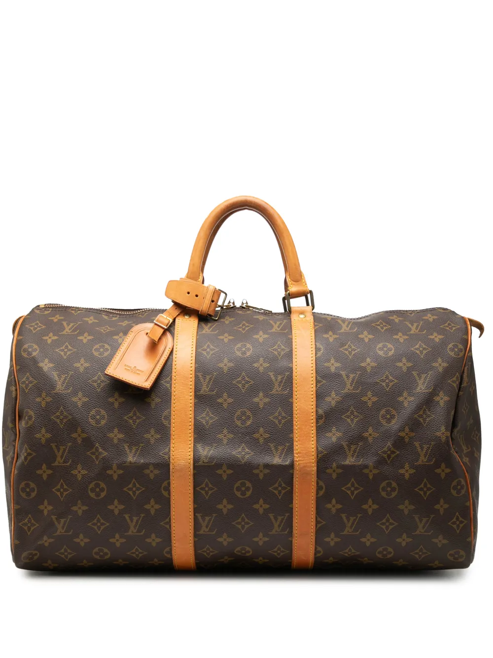 Louis Vuitton Pre-Owned Borsa da viaggio Keepall 50 con monogramma 1987 - Marrone