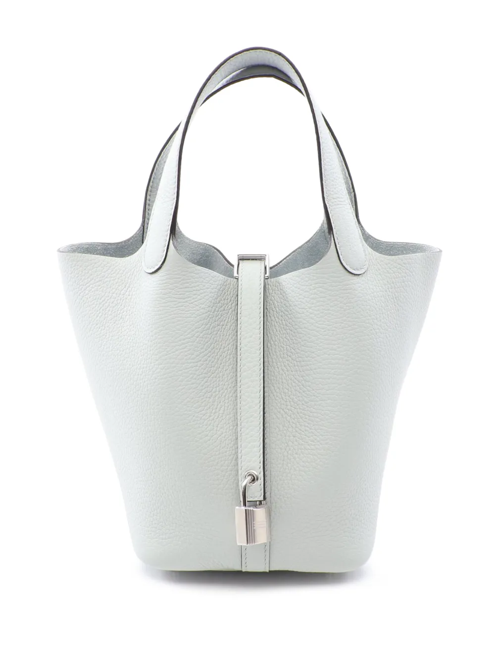 Hermès Pre-Owned Borsa a mano Picotin Lock 18 in pelle Clemence 2025 - Blu