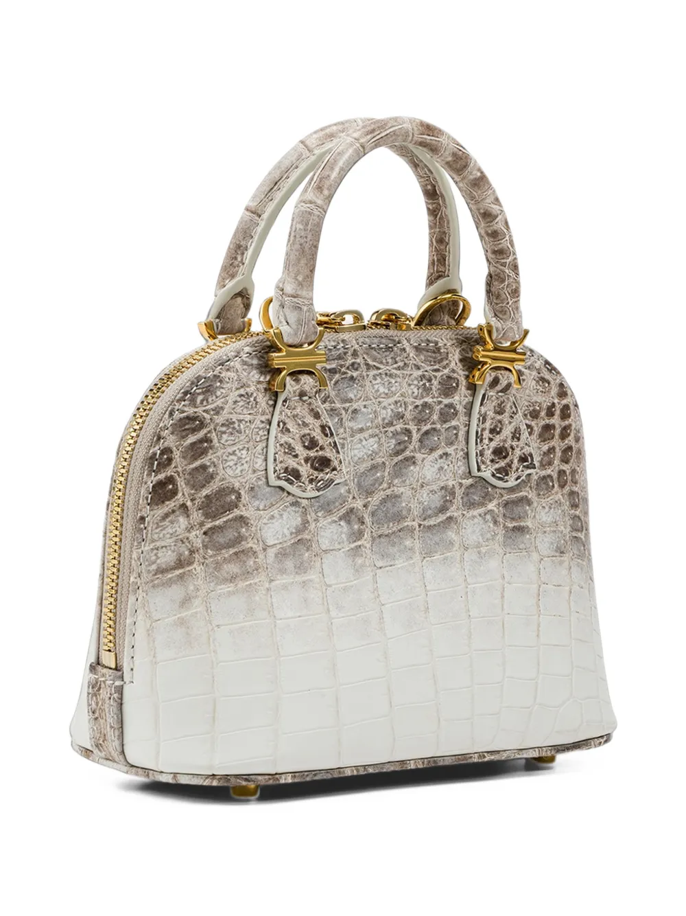 KWANPEN crocodile-effect tote bag Beige