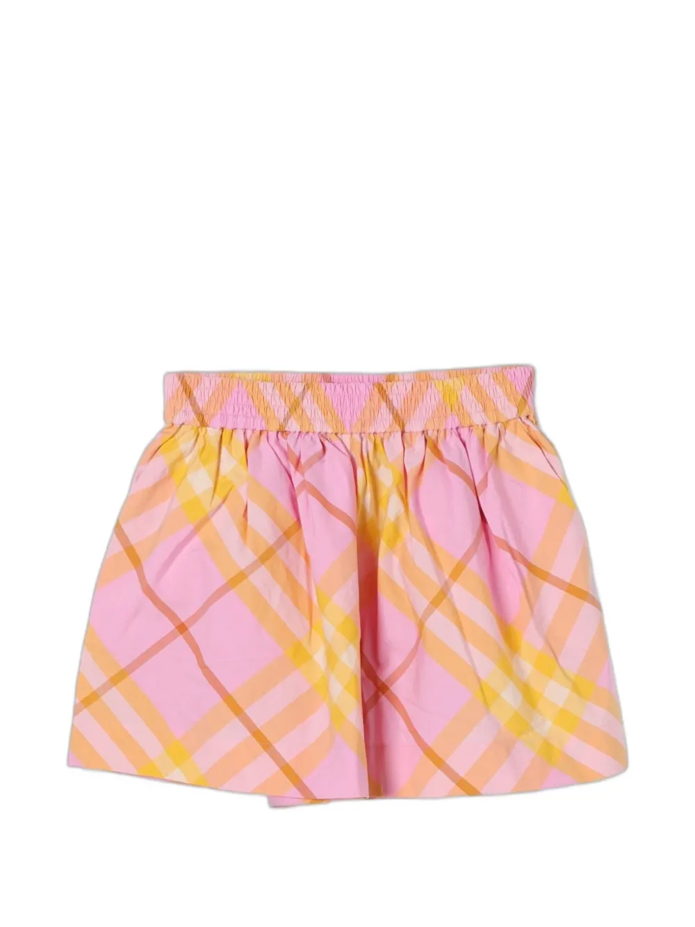 Burberry Kids check-print skirt - Rosa