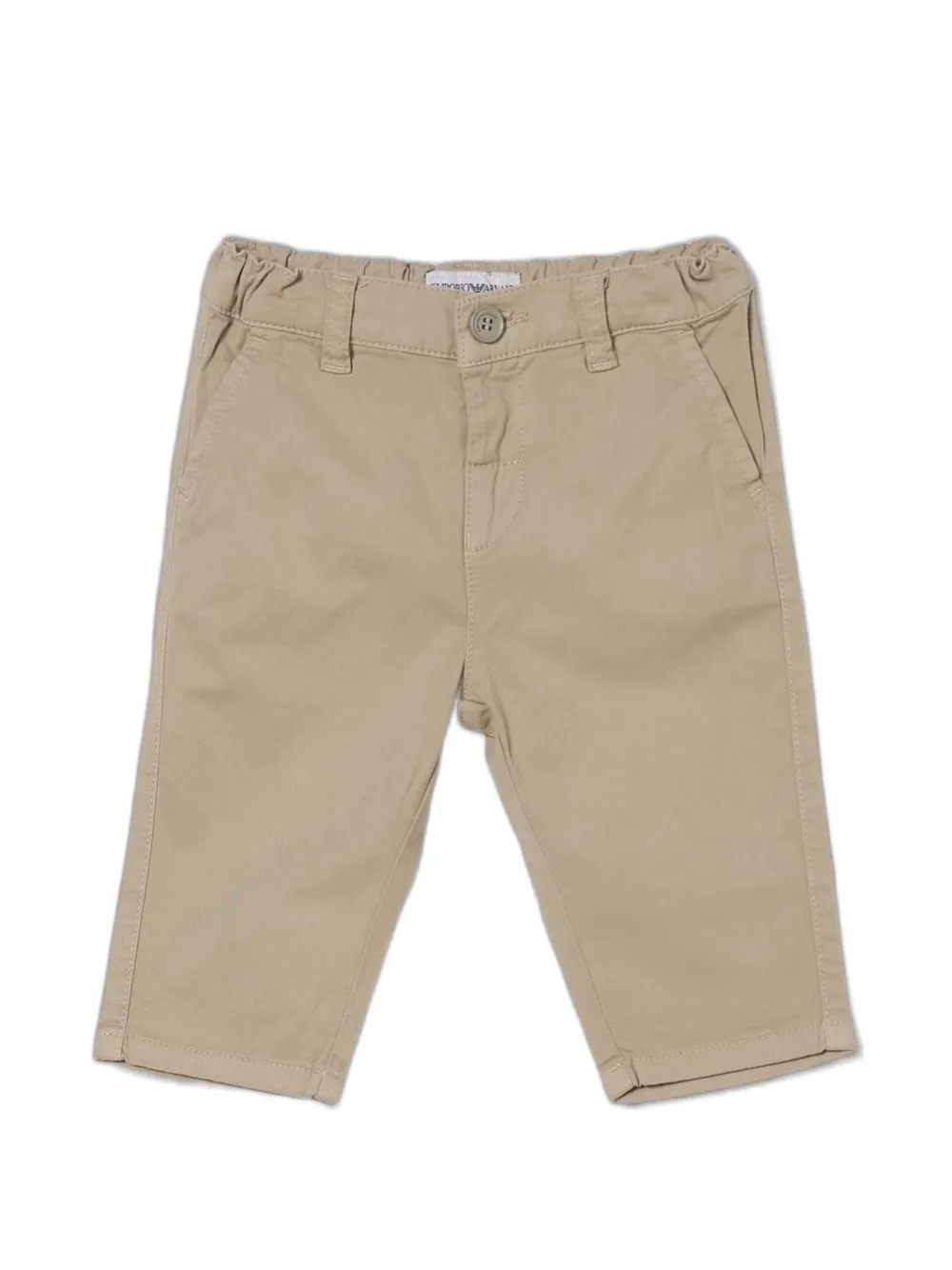 Emporio Armani Kids Essential chino trousers - Toni neutri