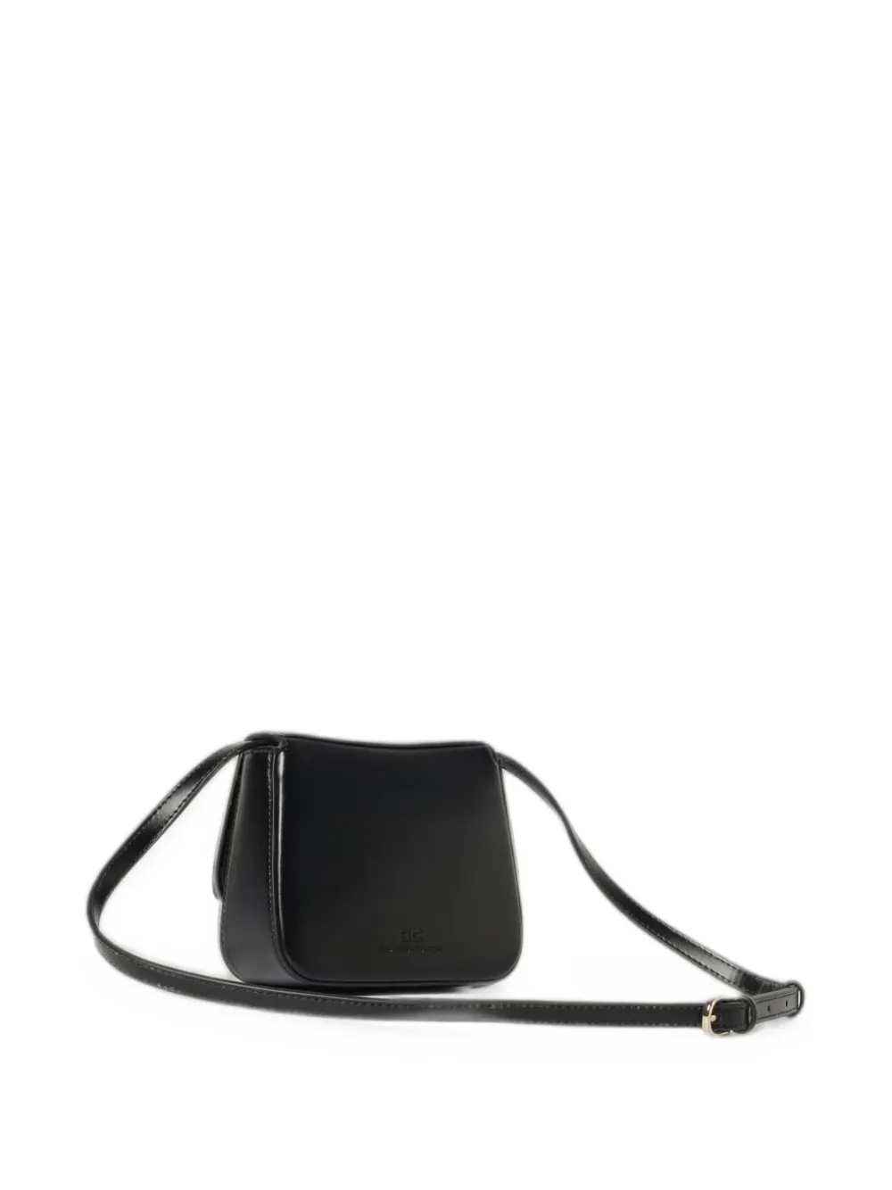Elisabetta Franchi Kids Schoudertas met monogram-plakkaat Zwart