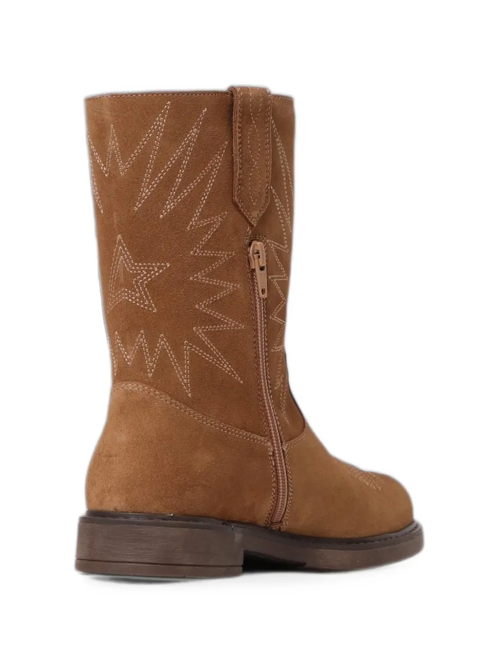 Golden Goose Kids Wish star-embroidered boots Bruin