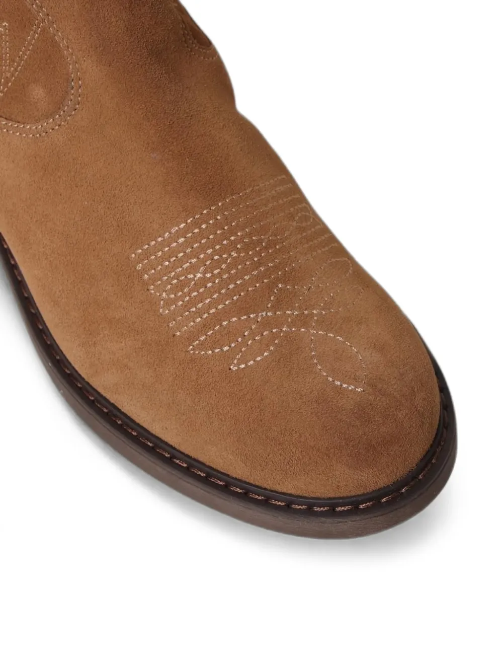 Golden Goose Kids Wish star-embroidered boots Bruin