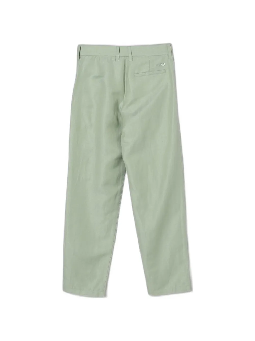 Emporio Armani Kids Chino met plooien Groen