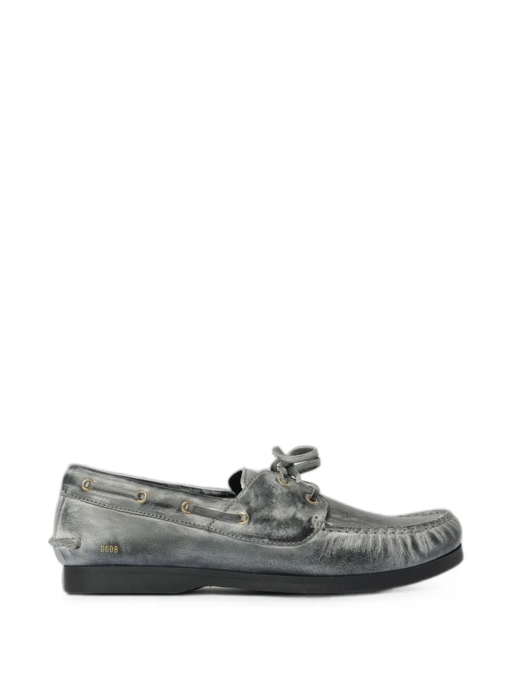 Golden Goose Kids Cruise used-effect loafers Grijs