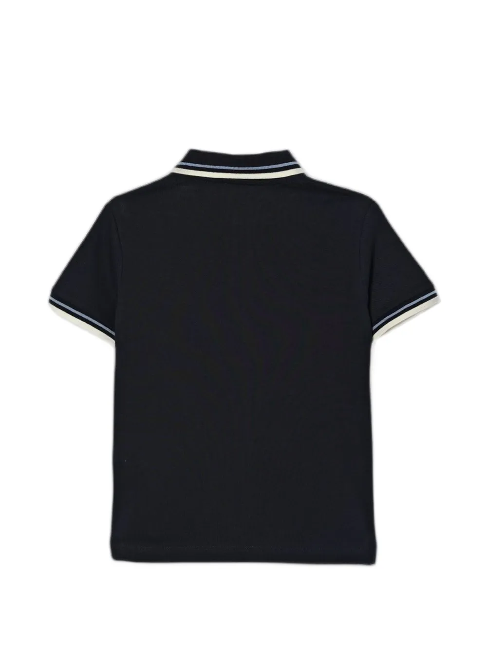 Fay Kids Piqué katoenen poloshirt Blauw
