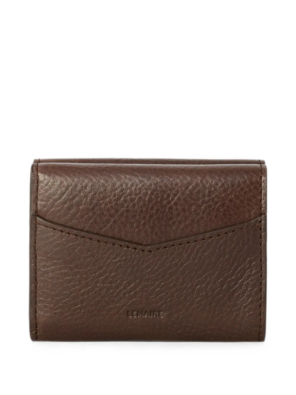 LEMAIRE Gear leren portemonnee Bruin