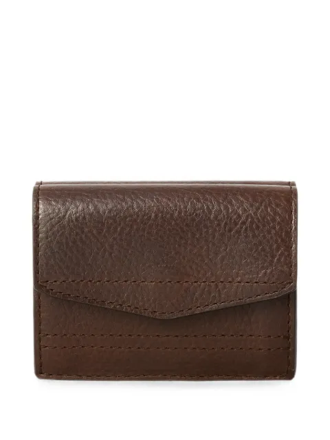 LEMAIRE Gear tri-fold wallet in leather