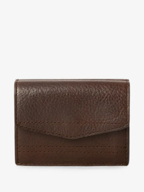 LEMAIRE Gear tri-fold wallet in leather